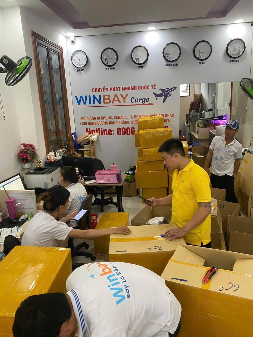 Dịch vụ gửi hàng quốc tế - Winbay Express