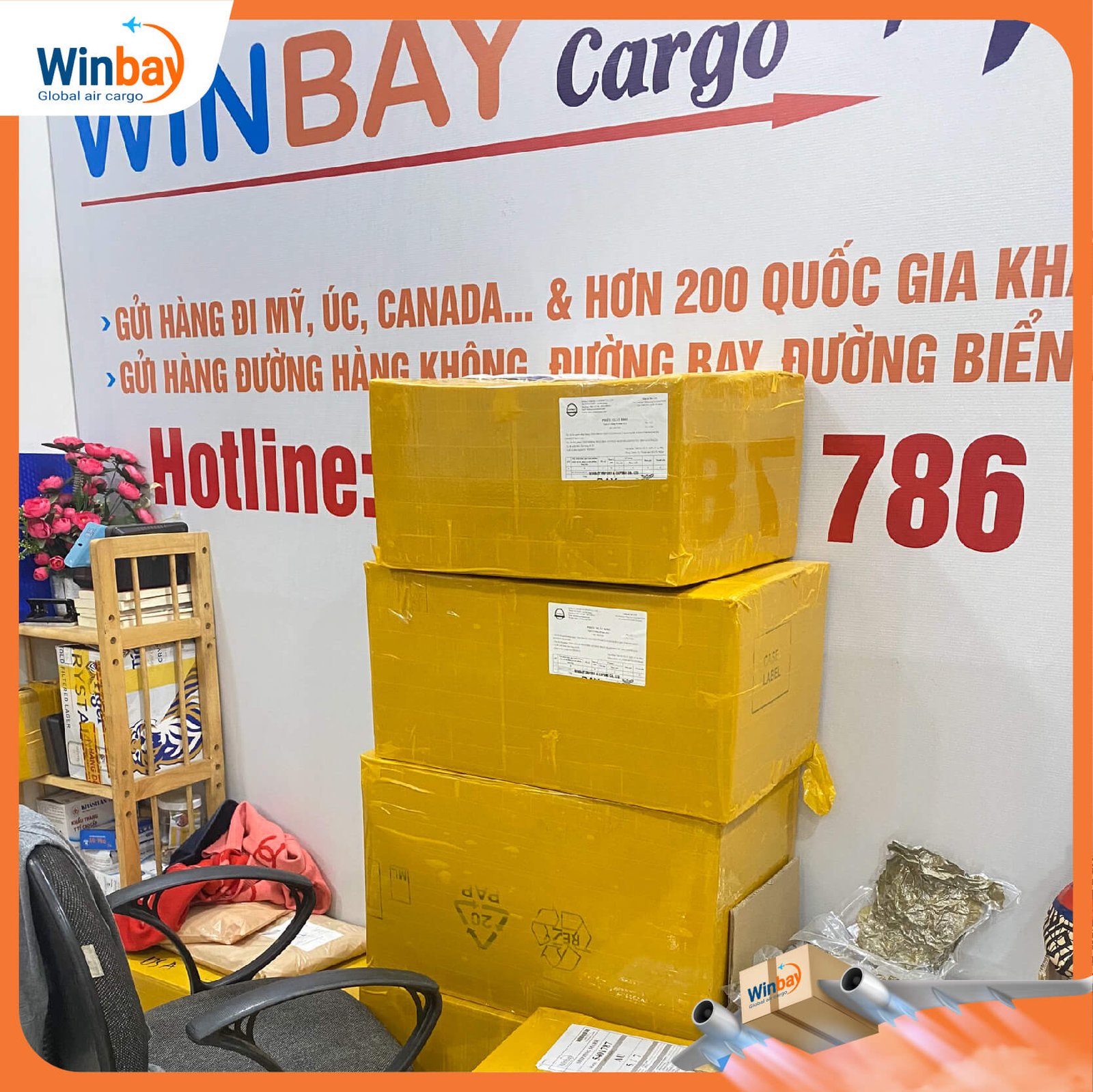 Gửi hàng đi Malaysia tại Bạc Liêu - Winbay Express