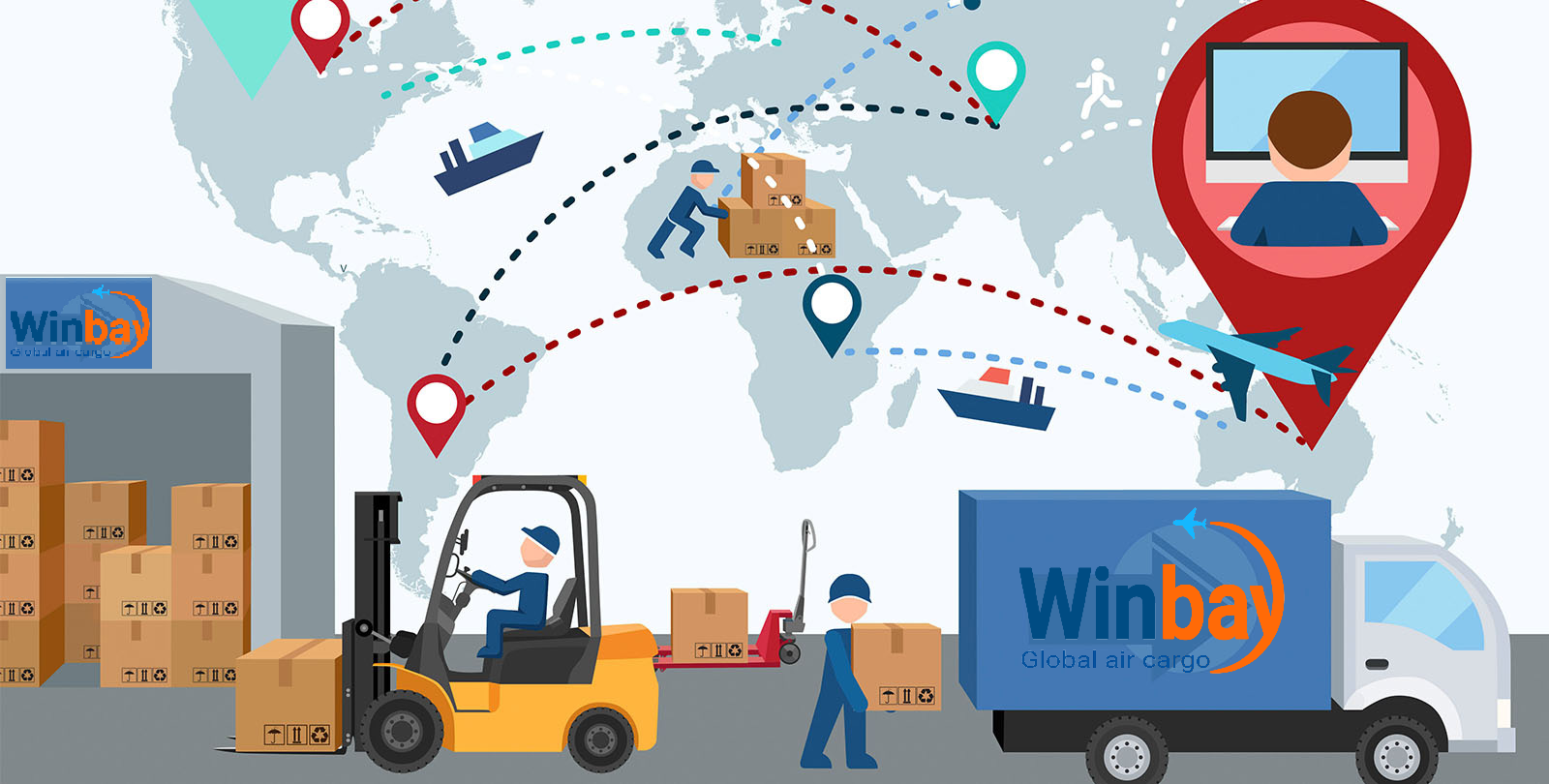 Quy trình gửi hàng tại Winbay Cargo